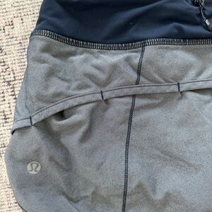 Lululemon Low waist speed shirt size 8